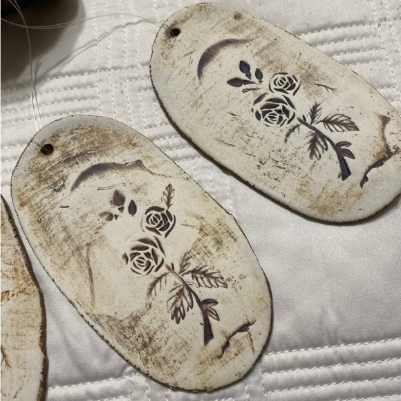 Terry Myhren Studio Art Pottery Wall Hanging Planter Wind Chime, Blue, Signed - Picture 5 of 10